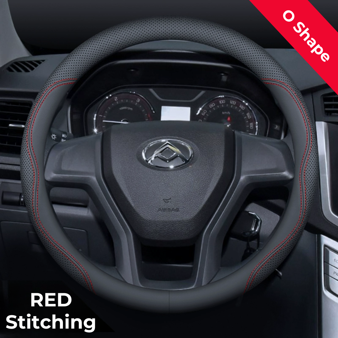 Maxus Premium Durable Genuine Leather Steering Wheel Cover