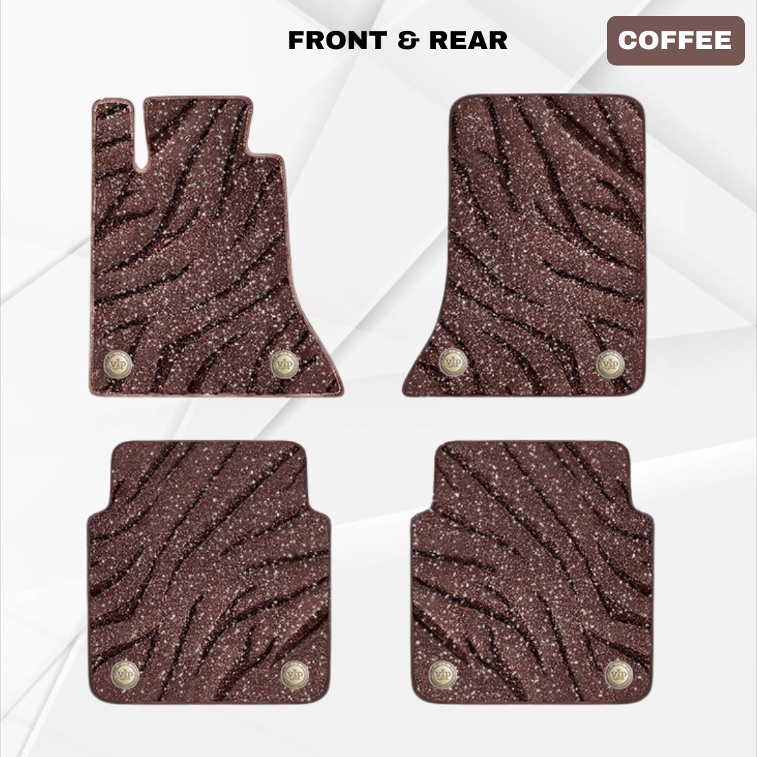 Galaxy Stripe Upper Layer Replacement Suede Car Floor Mats