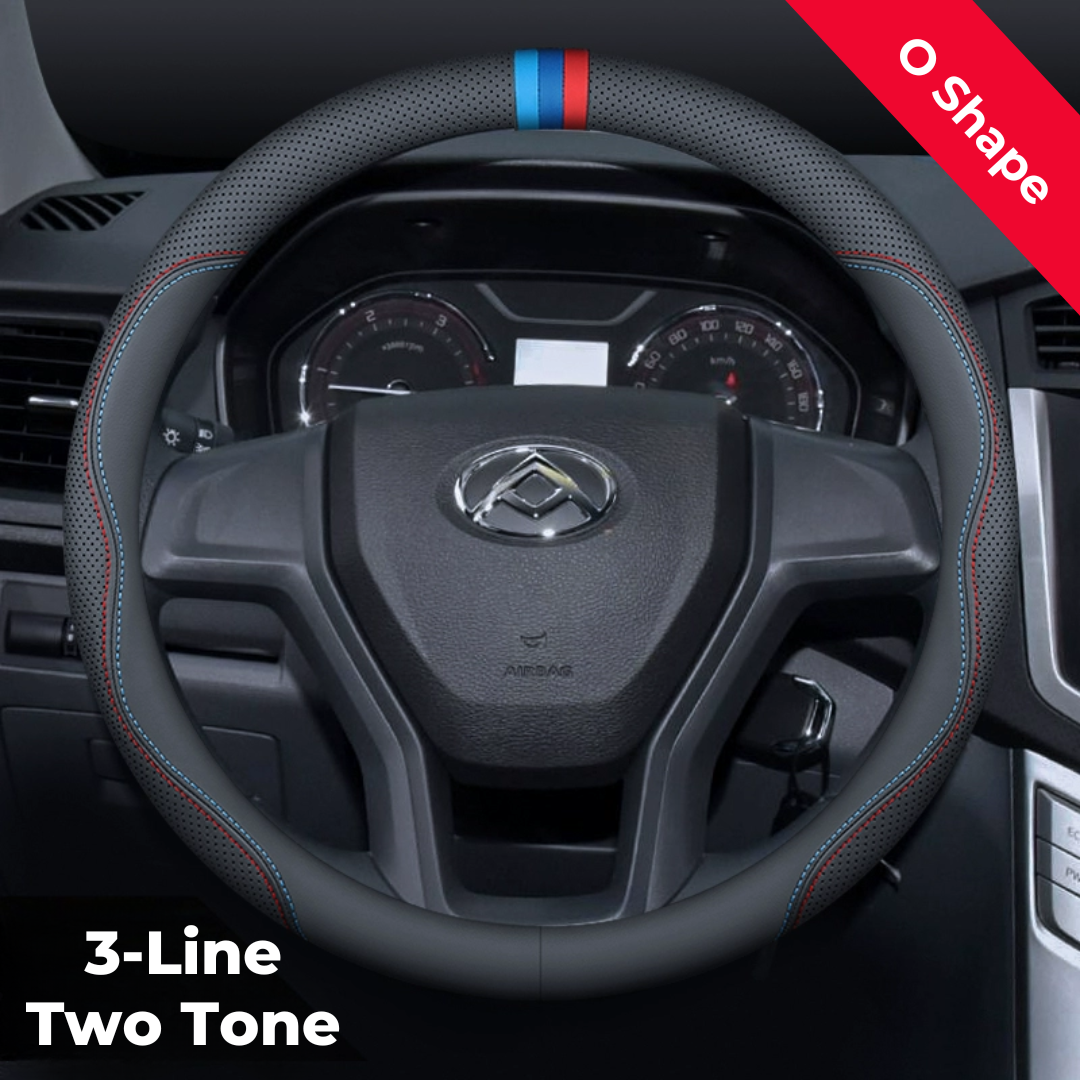 Maxus Premium Durable Genuine Leather Steering Wheel Cover