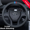 Maxus Premium Durable Genuine Leather Steering Wheel Cover