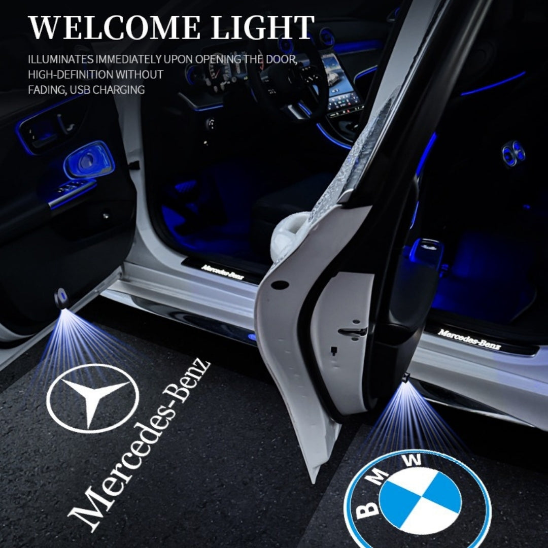 360° Rotating Car Welcome Light - Dynamic Door Projection Light – USA ...
