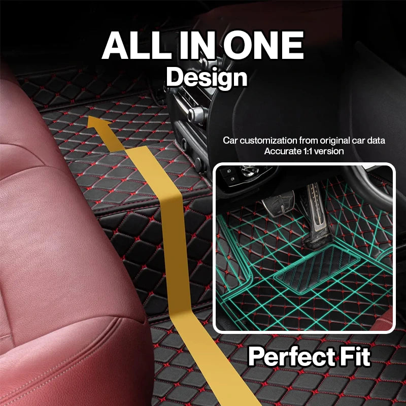 Elvie 2024 Waterproof Non-slip Universal Fit Customized Floor Mats for Cars, SUVs, and Trucks