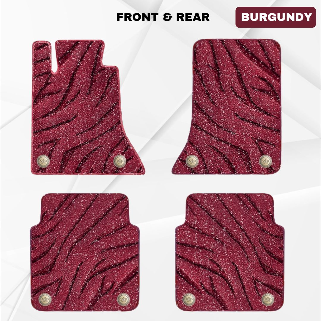 Galaxy Stripe Upper Layer Replacement Suede Car Floor Mats