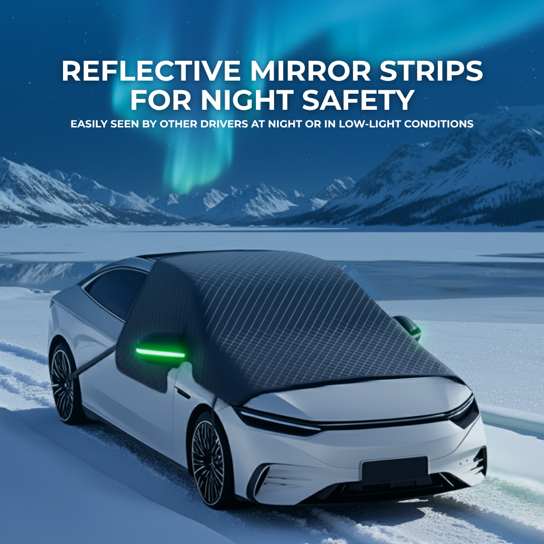 Magnetic Car Windshield Snow Cover - Windshield Cover for Ice and Snow