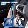 Samez Carbon Fiber Silicone Anti-Slip Car Steering Wheel Cover Universal Fit