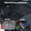 Elvie 2024 Waterproof Non-slip Universal Fit Customized Floor Mats for Cars, SUVs, and Trucks