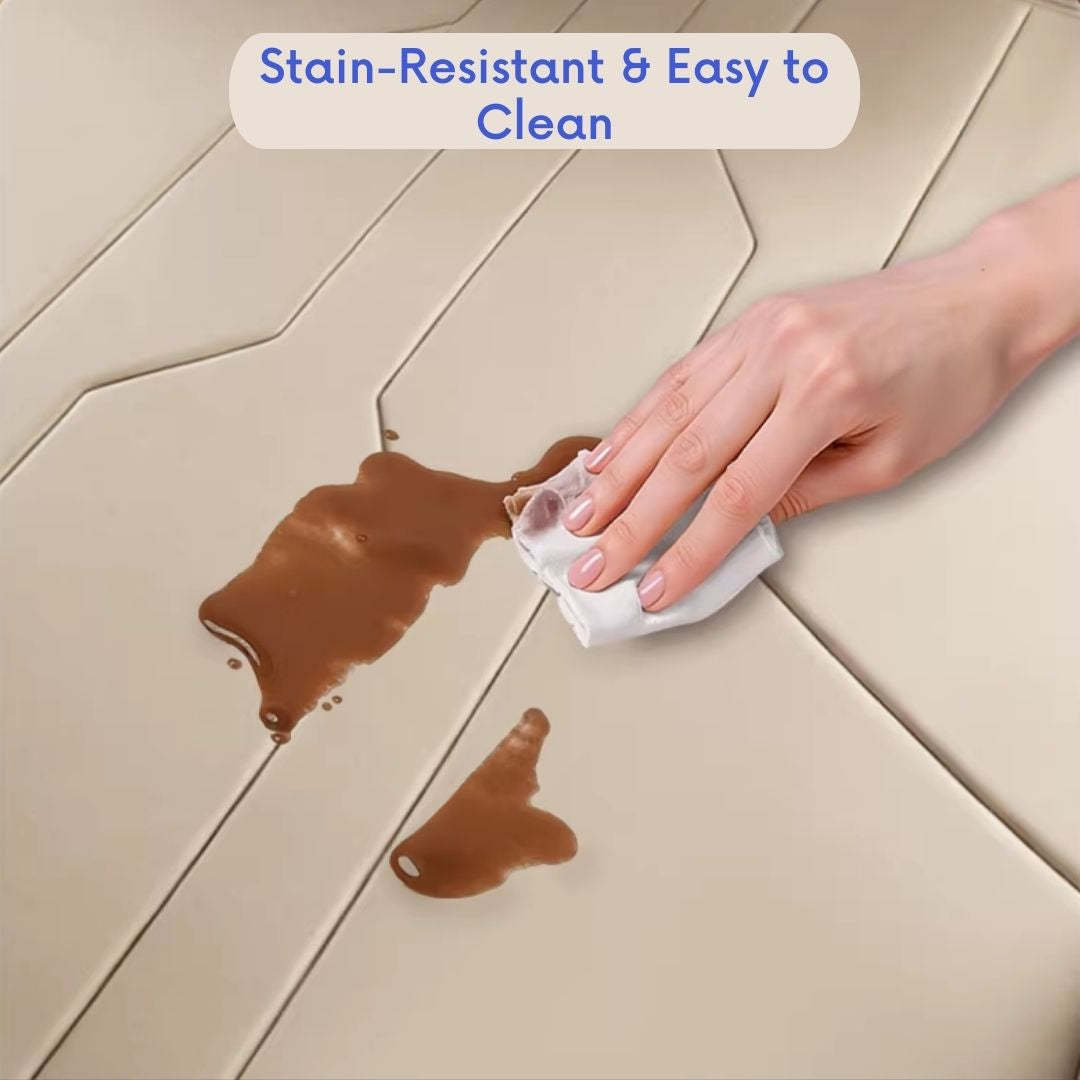 Tapetes de couro totalmente envolventes para carros - Logotipo personalizável