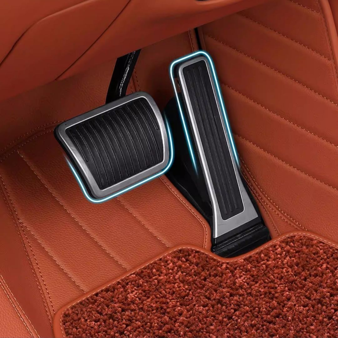 Tapetes de couro totalmente envolventes para carros - Logotipo personalizável