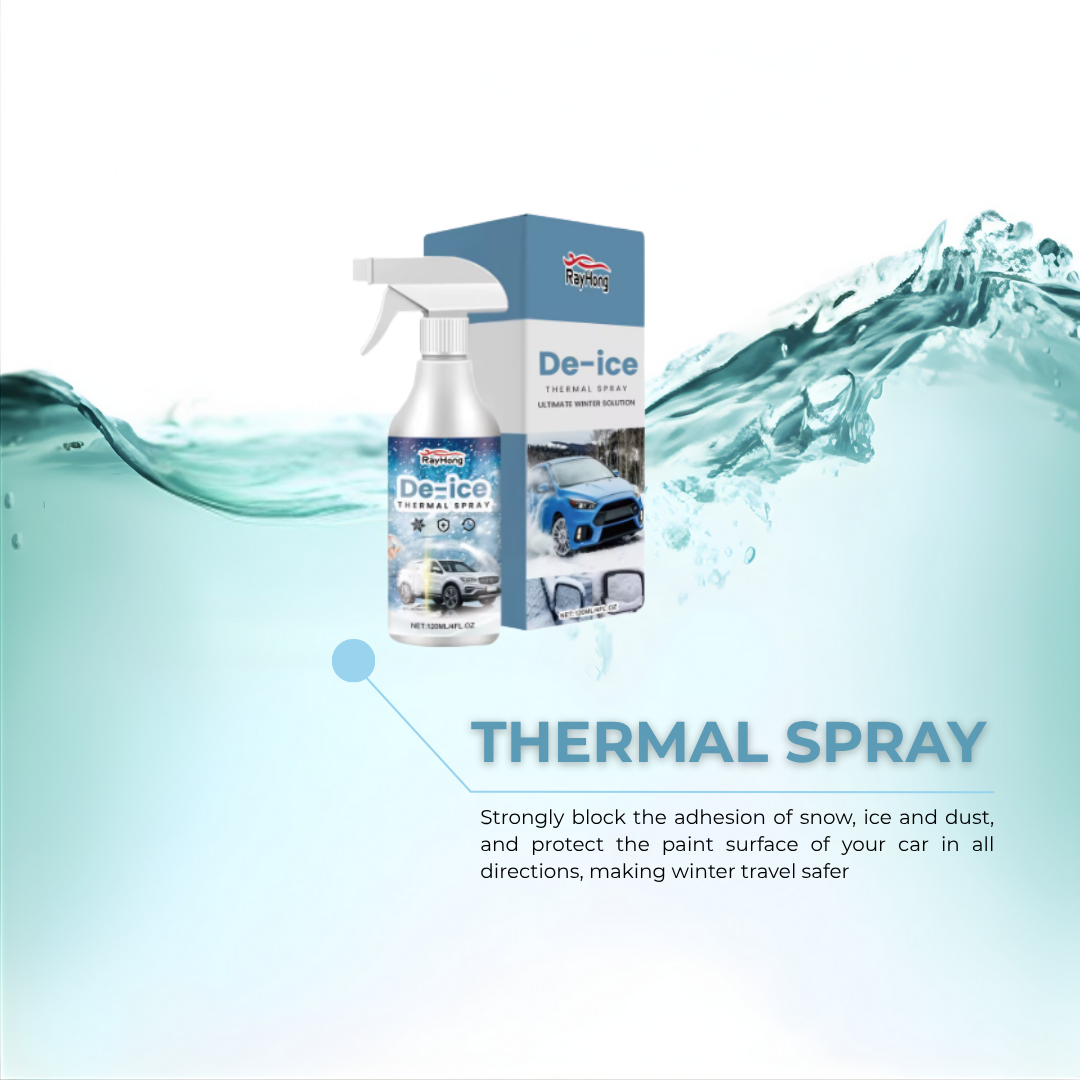 Fast-Acting Car Windshield De-Icer Spray – Quick Ice & Frost Remover