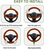 Car Steering Wheel Cover Winter Fluffy Rabbit Hair