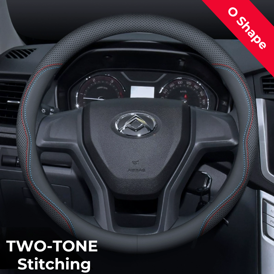 Maxus Premium Durable Genuine Leather Steering Wheel Cover