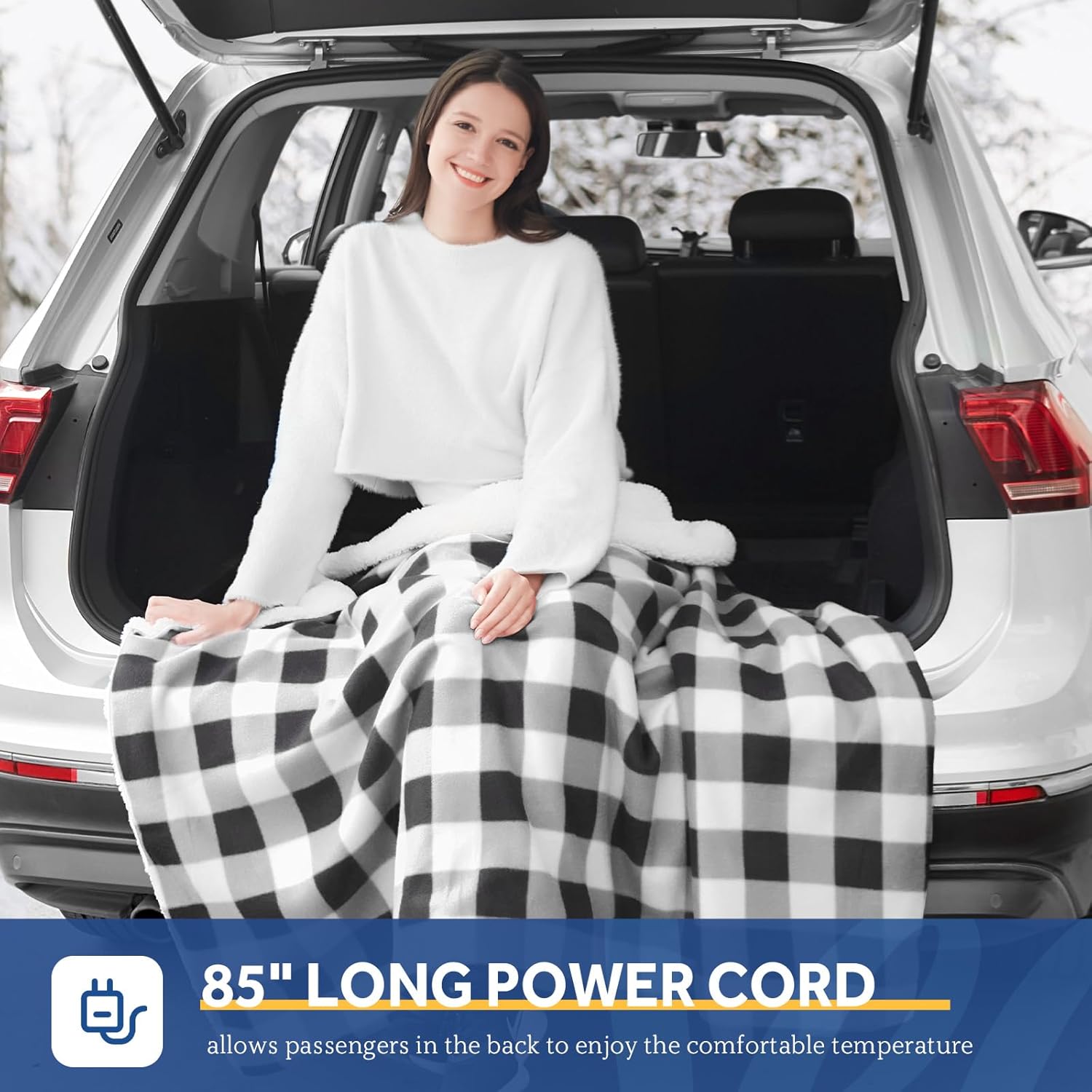 Premium Cozy Car Heating Blanket