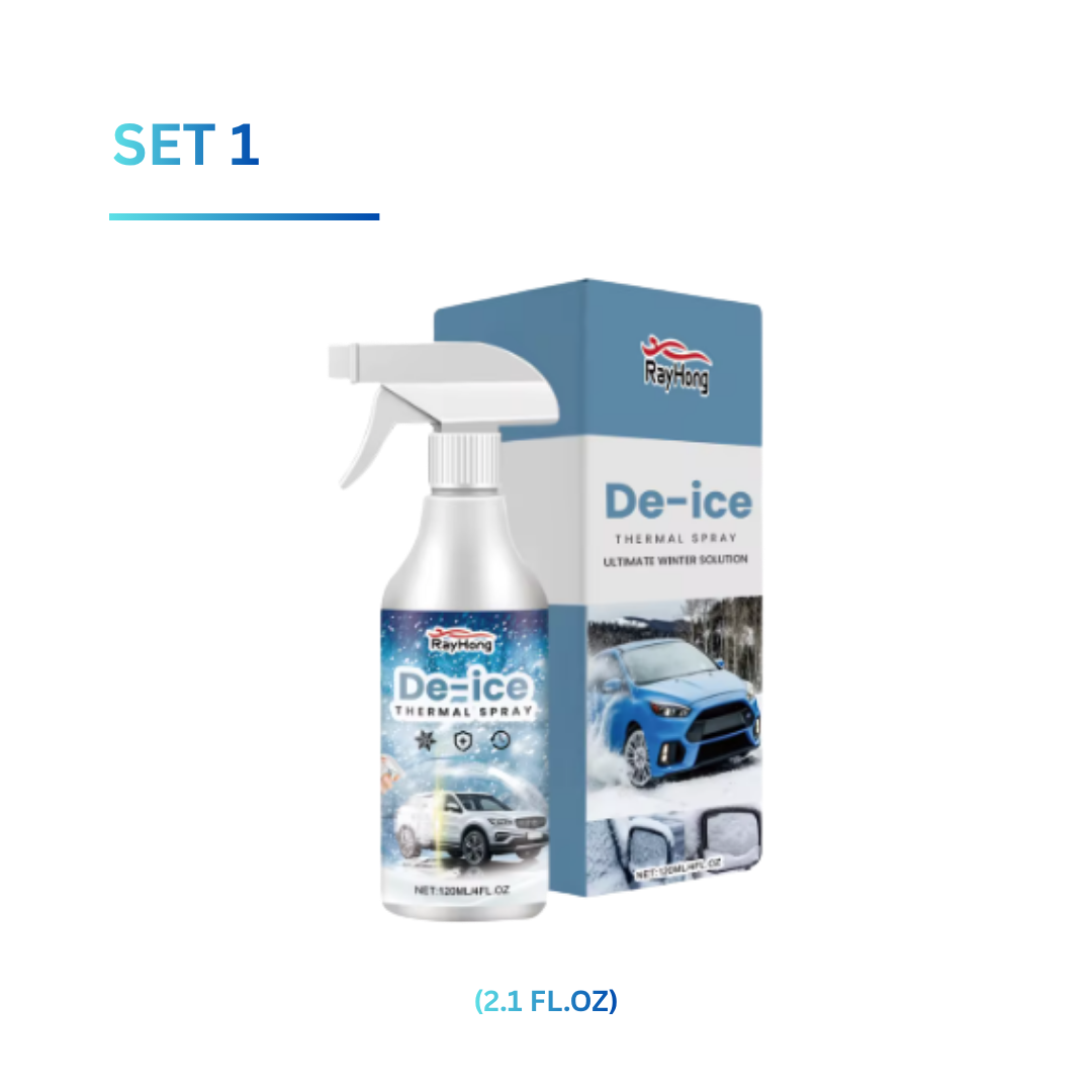 Fast-Acting Car Windshield De-Icer Spray – Quick Ice & Frost Remover