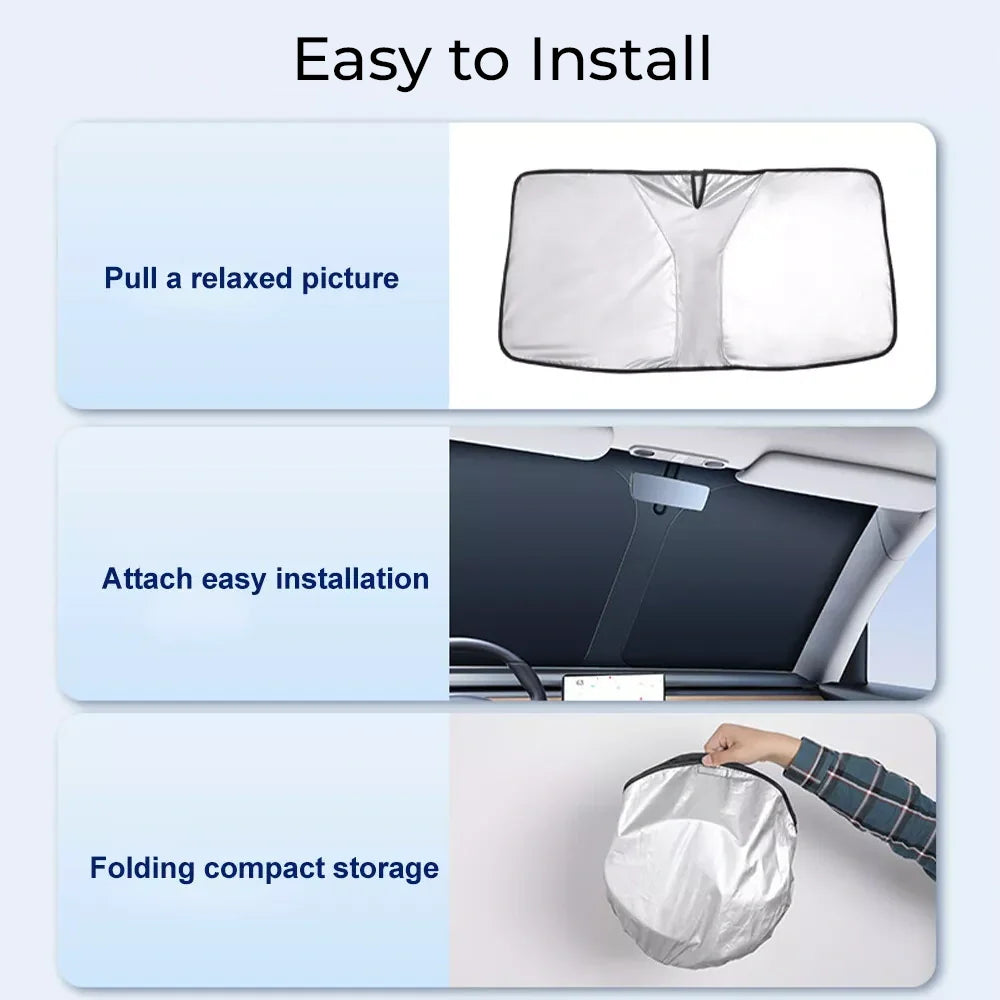 UV Rays & Sun Heat Protection Windscreen  Sun Shade