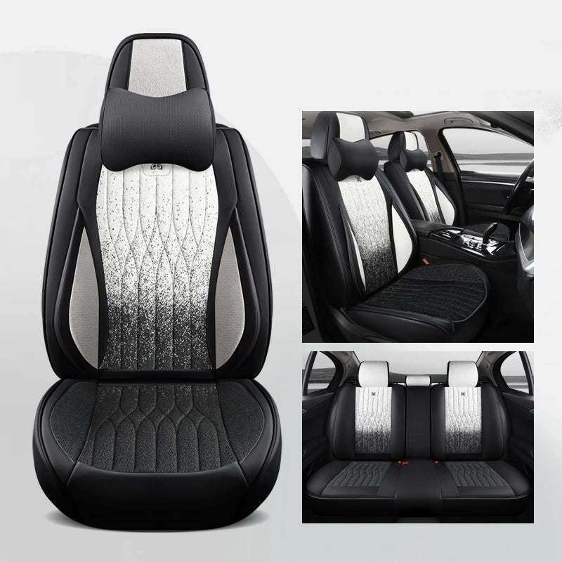 (New Arrival) 2025 Berry Car Seat Cover Set | Premium Leather Seat Cushion for Maximum Protection