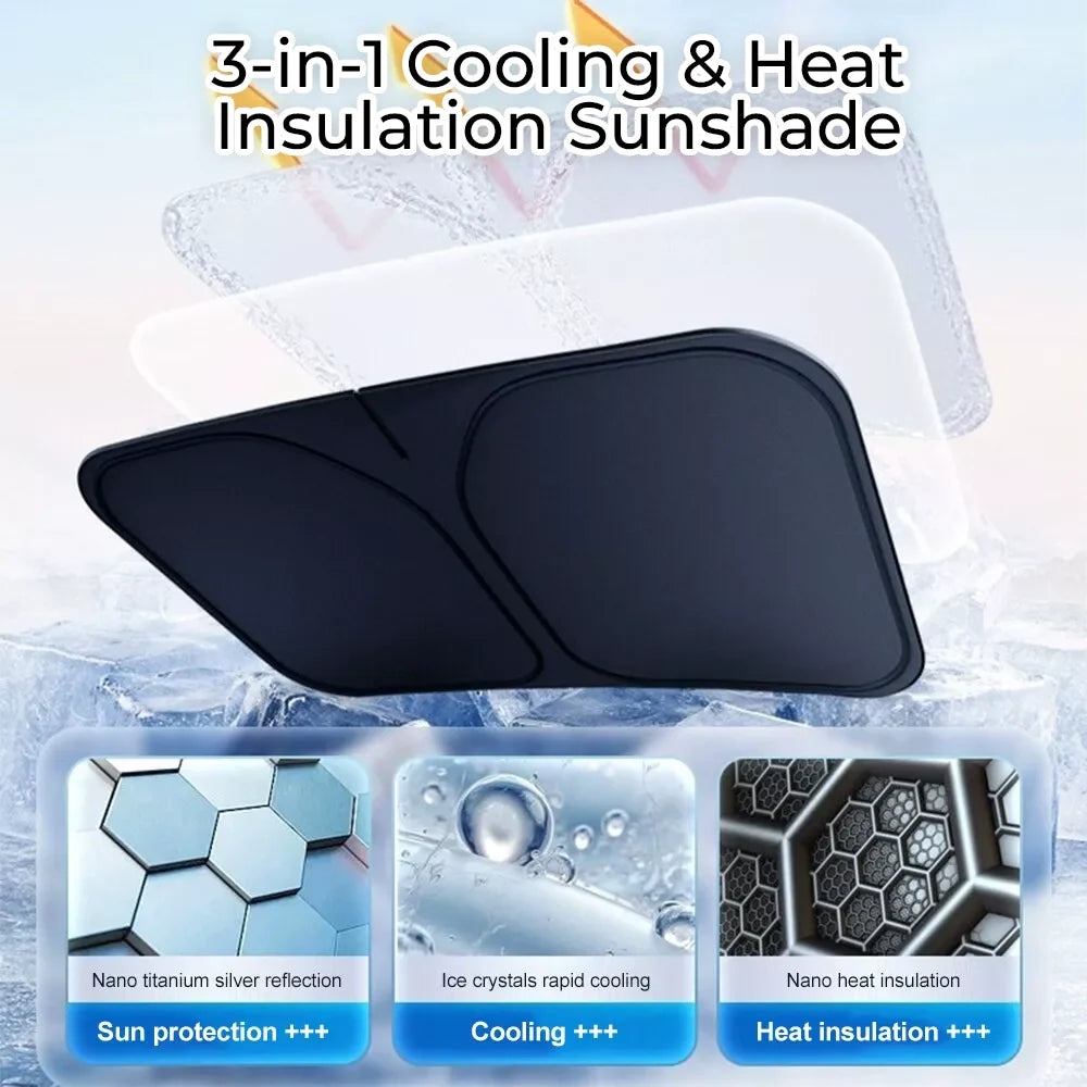 UV Rays & Sun Heat Protection Windscreen  Sun Shade