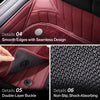 Lennox Full-enclosed Leather Car Floor Mats - Logo Customizable