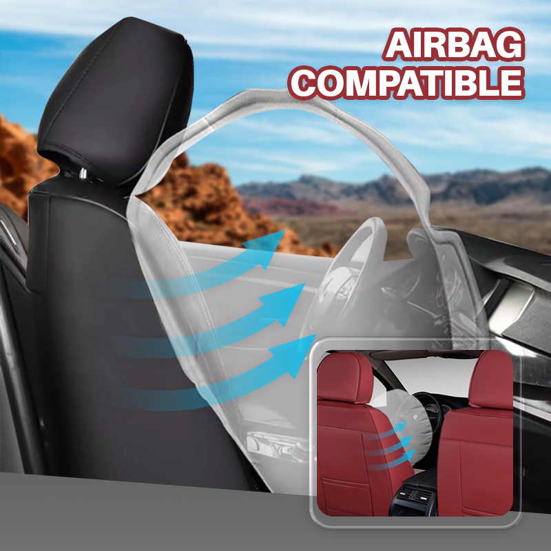 2024 Eval Leather Car Seat Cover for Cars, SUV