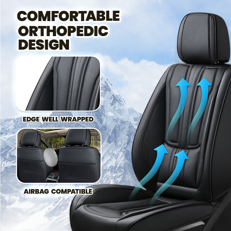 2024 Jeremy Leather Car Seat Cover for Cars, SUV