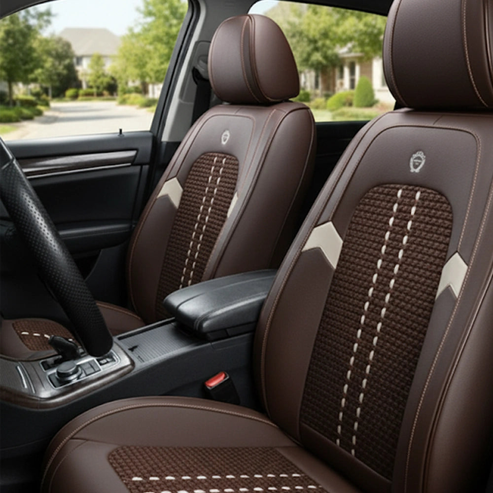 2025 Nox Breathable Waterproof Premium Leather Cover for Cars, SUV