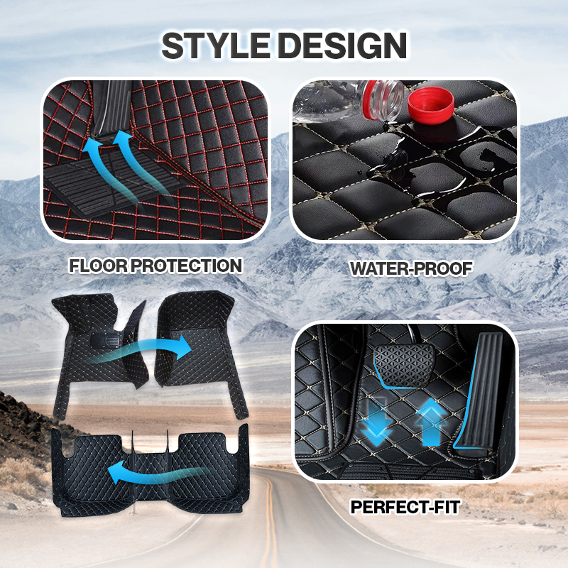 SG Elvie 2024 Waterproof Non-slip Universal Fit Customized Floor Mats for Cars, SUVs, and Trucks