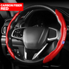 Tammy Breathable Anti Slip Leather Car Steering Wheel Cover Universal Fit