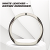 Zedd Breathable Anti Slip Leather Car Steering Wheel Cover Universal Fit