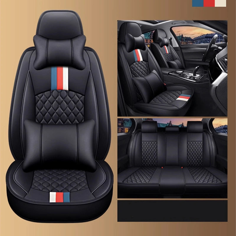 2025 Luxe Car Seat Cover Set | Premium Leather Cushions for Ultimate Comfort & Style