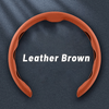 Nexi Customized Car Logo Breathable Ultra-thin 5D Leather & Carbon Car Steering Wheel Cover