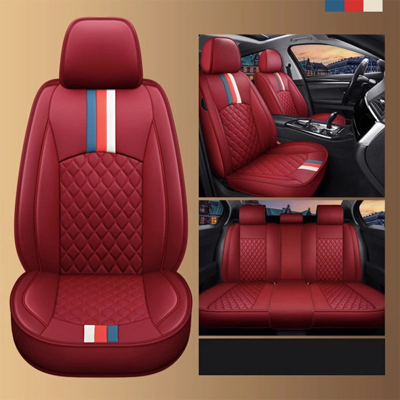 2025 Luxe Car Seat Cover Set | Premium Leather Cushions for Ultimate Comfort & Style