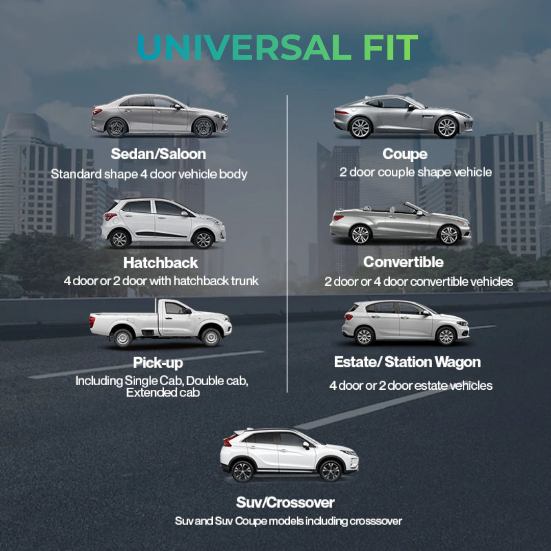 All Weather Car Cover - Waterproof, Sun & Snow Protection