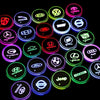 Car Luminous Colorful LED Water Coaster - Logo Customizable