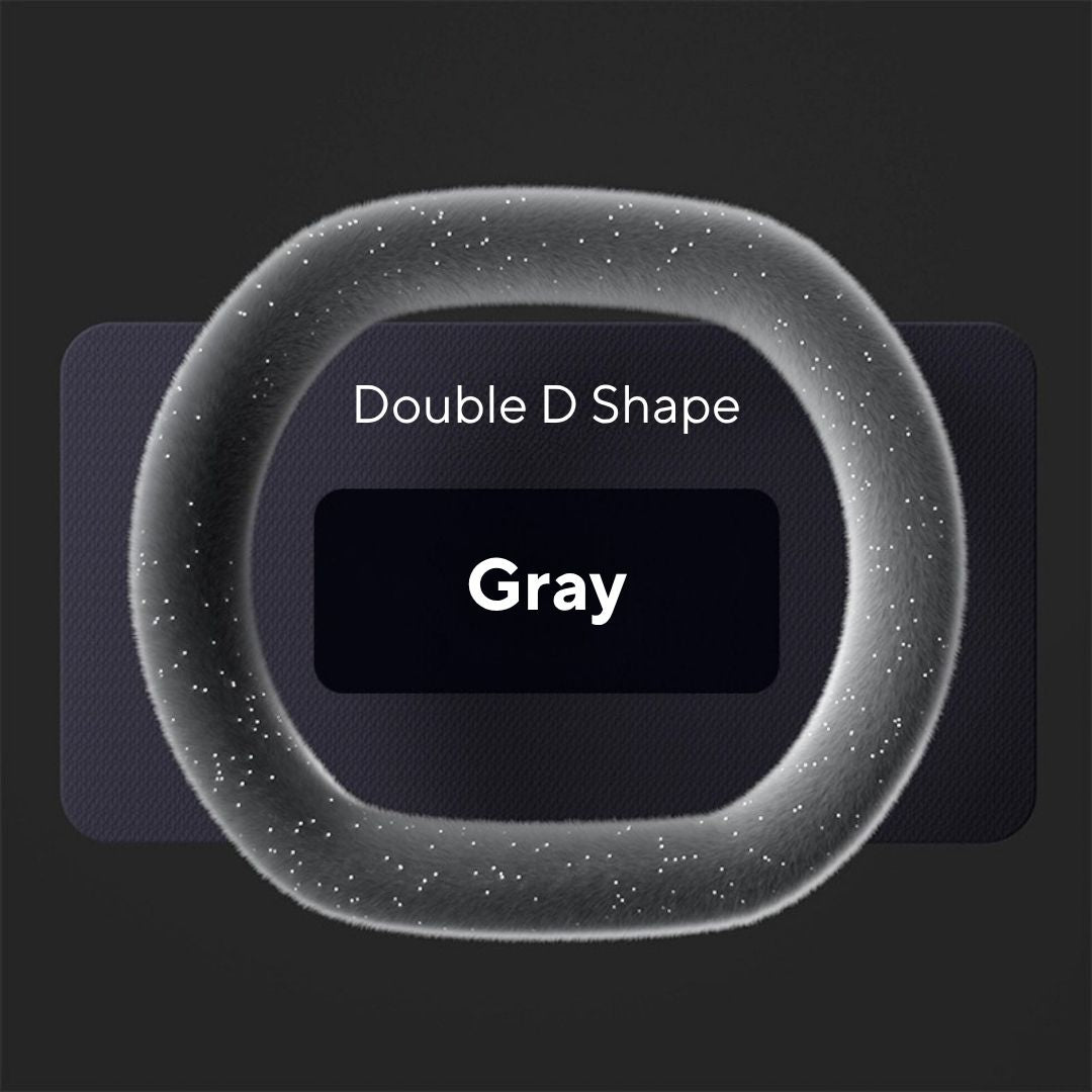 Winter Starry Plush Steering Wheel Cover | Anti-Slip, Sweat-Absorbing & Self-Heating