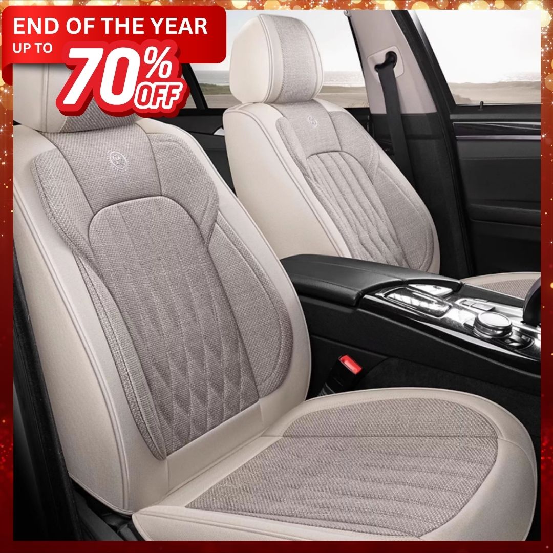 Special Comfortable Breathable Linen Fabric Car Seat Covers