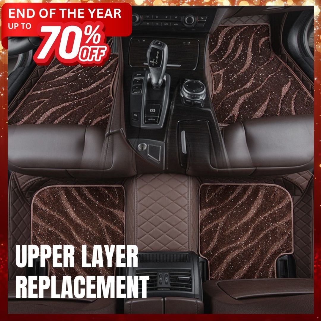 Galaxy Stripe Upper Layer Replacement Suede Car Floor Mats
