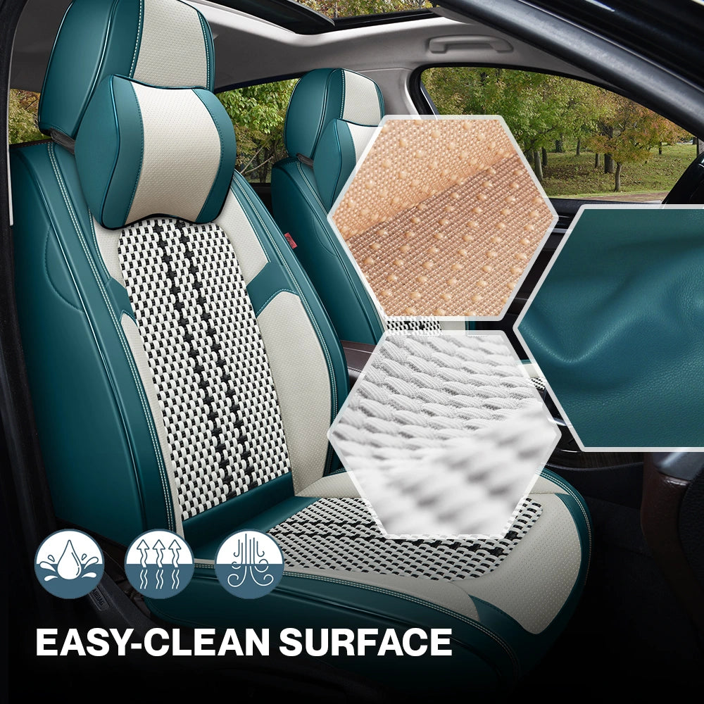2025 Nox Breathable Waterproof Premium Leather Cover for Cars, SUV