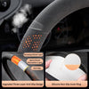 Gradient Suede All-Season Sweat-Absorbing Steering Wheel cover