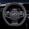Gradient Suede All-Season Sweat-Absorbing Steering Wheel cover
