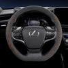 Gradient Suede All-Season Sweat-Absorbing Steering Wheel cover