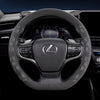 Gradient Suede All-Season Sweat-Absorbing Steering Wheel cover
