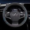 Gradient Suede All-Season Sweat-Absorbing Steering Wheel cover