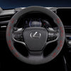 Gradient Suede All-Season Sweat-Absorbing Steering Wheel cover