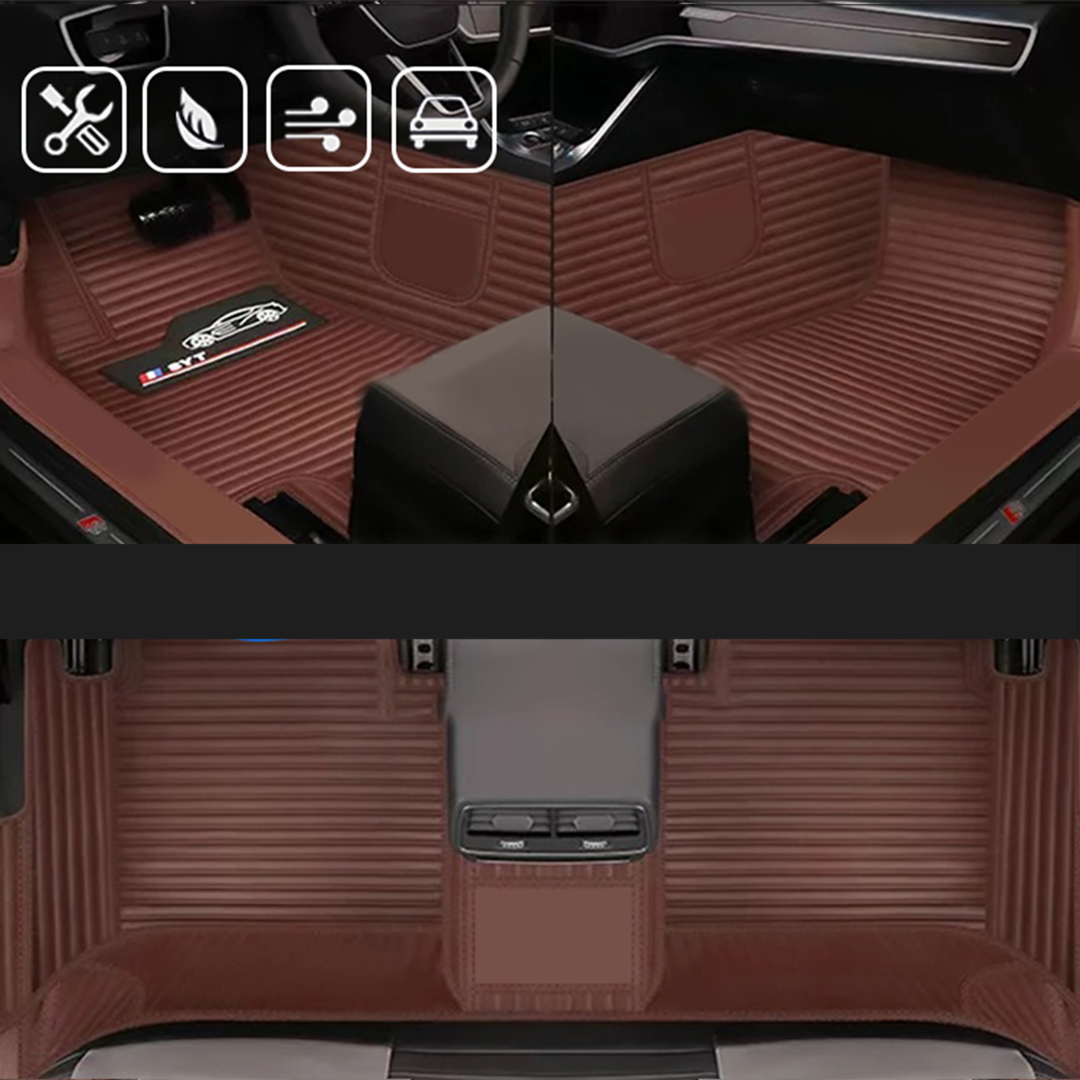 Jackie 2025 Universal Fit & Heavy Duty Floor Mats for Cars, SUVs, and Trucks