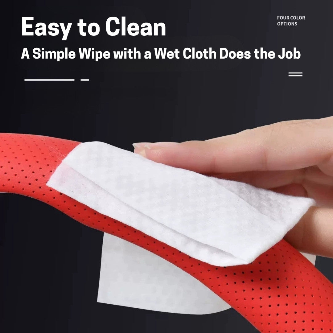 All-Season Universal Ultra-thin, Breathable, Non-slip and Sweat-absorbing Car Steering Wheel Cover