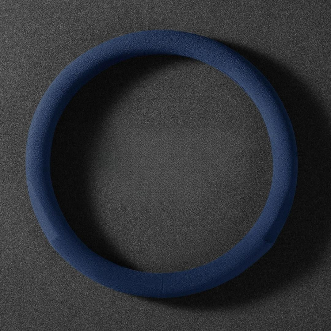 Dedicated Suede Steering Wheel Cover | Anti-Slip & Sweat-Absorbing