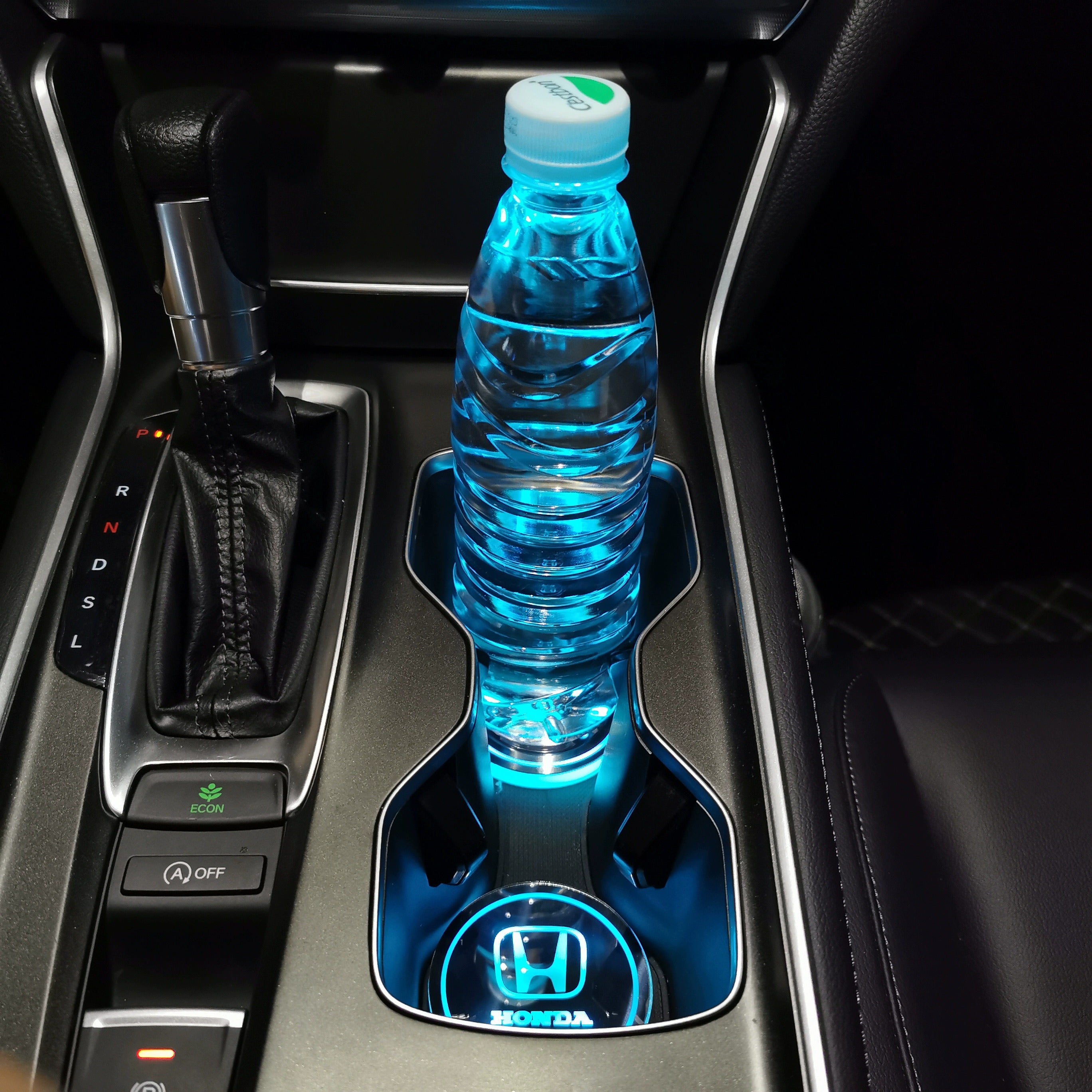Car Luminous Colorful LED Water Coaster - Logo Customizable