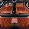 Fully Enveloping Leather Car Floor Mats - Logo Customizable
