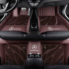 Fully Enveloping Leather Car Floor Mats - Logo Customizable