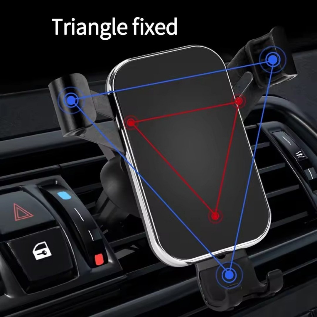 Car Wireless Fast Charging Phone Holder (Red)