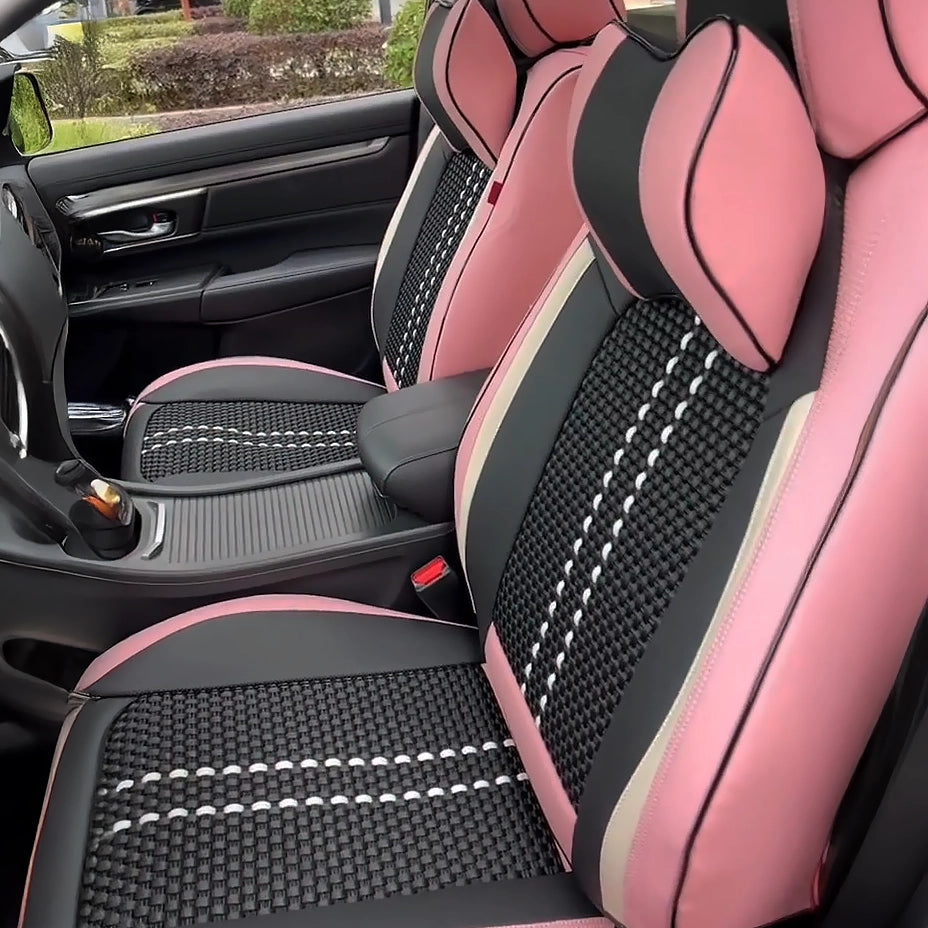 US Nox 2025 Full Set Universal Breathable Waterproof Vehicle Leather Cover for Cars, SUV